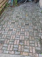 GRATIS betonklinker oppervlak 4,90 bij 2,80, Ophalen, Gebruikt, Beton, Klinkers