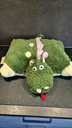 Swizzels Draak kussen knuffel, pillow pet. 48x48 cm. S46, Tweedehands verkoop, Tweedehands verkoop, Gebruikt, Overige typen