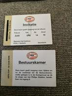 Invitatiebestuurskamerkaart PSV-WERDER BREMEN UEFA CUP 94/95, Ophalen of Verzenden, Zo goed als nieuw, PSV, Overige typen