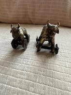 Set koperen ossen speelgoed India, Ophalen of Verzenden, Zo goed als nieuw, Dier