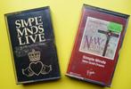 2x  Cassette bandjes  SIMPLE MINDS    origineel, Cd's en Dvd's, Cassettebandjes, 2 t/m 25 bandjes, Pop, Ophalen of Verzenden, Origineel