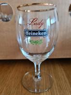 Oud Heineken Lady glas, Verzamelen, Biermerken, Heineken, Glas of Glazen, Ophalen of Verzenden, Zo goed als nieuw