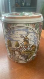 Delft stroopwafelpot, Antiek en Kunst, Antiek | Keramiek en Aardewerk, Ophalen of Verzenden