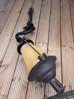 Nette klassieke buitenlamp met koperen kap, Tuin en Terras, Ophalen, Overige materialen, Gebruikt, Wandlamp