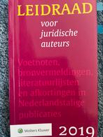 Leidraad voor juridische auteurs, Ophalen of Verzenden, Alpha, Zo goed als nieuw, HBO