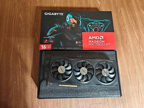 Gigabyte Radeon RX 7800 XT GAMING OC 16G videokaart, Computers en Software, Videokaarten, Zo goed als nieuw, AMD, PCI-Express 4.0