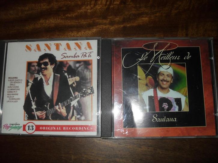2 CD'S SANTANA., Cd's en Dvd's, Cd's | Rock, Zo goed als nieuw, Overige genres, Ophalen of Verzenden