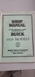 Buick Shop Manual 1929 - Origineel!, Ophalen of Verzenden