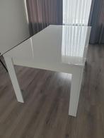 Eettafel wit, Huis en Inrichting, Tafels | Eettafels, Ophalen, Zo goed als nieuw