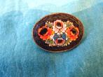 Oude broche uit Italie Mozaiek, Sieraden, Tassen en Uiterlijk, Antieke sieraden, Ophalen of Verzenden, Overige materialen, Broche