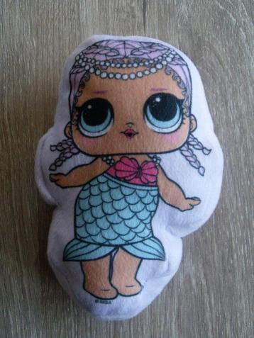 LOL knuffeltje / Popje wit / kussentje / kussen / knuffel beschikbaar voor biedingen