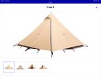 Tipi tent wickiup 4 Nigor, Caravans en Kamperen, Tenten, Ophalen of Verzenden, Zo goed als nieuw