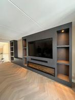 Cinewall/tv wand op maat gemaakt, Ophalen, Custom living, 200 cm of meer, Eikenhout