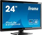 Monitor Iiyama prolite E2482HS Full HD  24 inch, Ophalen, VGA, Iiyama ProLite, Kantelbaar