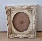 Brocante fotolijst crème, Gebruikt, Ophalen of Verzenden, Minder dan 50 cm, Minder dan 50 cm