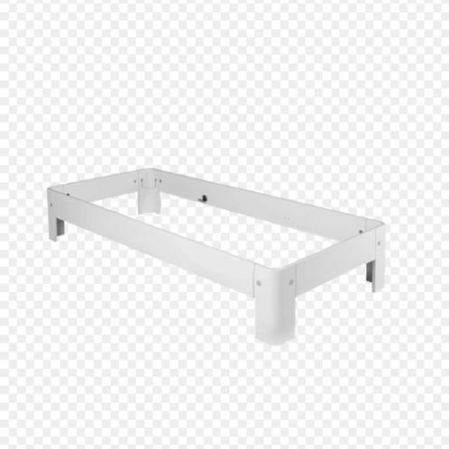 AUPING AURONDE WIT 90 X 200 CM. INCL HÜLSTA ERGONOMIC BODEM, Huis en Inrichting, Slaapkamer | Bedden, Gebruikt, Eenpersoons, 90 cm