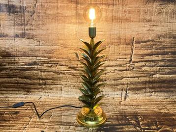 Tafellamp palmboom goud. beschikbaar voor biedingen