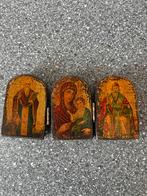 Antiek 3-luik Ikonen Geloof, Antiek en Kunst, Antiek | Religie, Ophalen of Verzenden