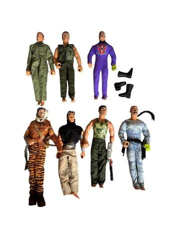 Set van Action Man, Dr. X & Max Steel poppen vintage poppen beschikbaar voor biedingen