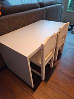 Ikea tafel en stoeltjes wit, Kinderen en Baby's, Speelgoed | Speeltafels, Ophalen, Gebruikt