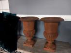 Gietijzeren Vazen 2 stuks, Huis en Inrichting, Woonaccessoires | Vazen, Ophalen, Overige materialen, Gebruikt, Overige kleuren