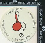 Sticker: Amphion Interkerkelijk Jongerenkoor - Barneveld, Ophalen of Verzenden, Zo goed als nieuw, Bedrijf of Vereniging