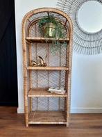 Vintage Rotan Boogkast - boho, Ophalen, 50 tot 100 cm, Zo goed als nieuw, .