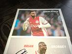 AJAX fotos ziyech brobbey seedorf met handtekening, Verzamelen, Ophalen of Verzenden, Zo goed als nieuw, Ajax, Shirt