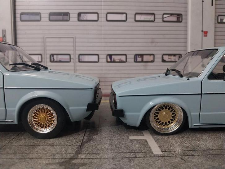 SALE : Verlaagde volkswagen golf mk1, Hobby en Vrije tijd, Modelauto's | 1:18, Nieuw, Overige merken, Ophalen of Verzenden