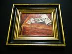 Stilleven speelkaarten met tabakspijp gesign. 1944 Wetering, Antiek en Kunst, Kunst | Schilderijen | Klassiek, Ophalen of Verzenden