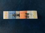 Postzegel stoomgemaal en mijnschacht 2002 paartje, Postzegels en Munten, Postzegels | Nederland, Verzenden, Na 1940, Gestempeld