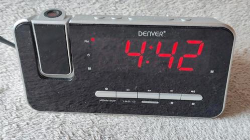 ZGAN Denver CRP618 digitale wekker wekkerradio met projectie, Witgoed en Apparatuur, Wekkers, Zo goed als nieuw, Ophalen of Verzenden