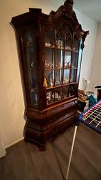 Antieke Kersenhouten Buikvitrinekast, Antiek en Kunst, Ophalen