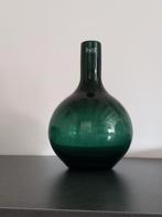 DutZ vaas bottle donkergroen, Huis en Inrichting, Nieuw, Ophalen of Verzenden, Glas, Minder dan 50 cm