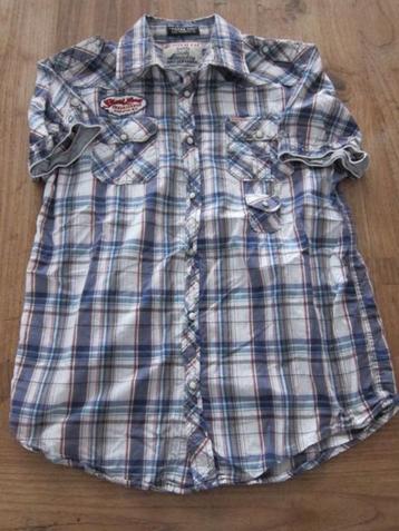 Scotch & soda blouse overhemd l korte mouwen beschikbaar voor biedingen