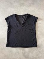 Only mooie top shirt zwart met lichte glitter Vhals mt M, Kleding | Dames, Tops, Maat 38/40 (M), Only, Zwart, Ophalen of Verzenden