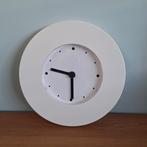 Vintage Ikea Tajma wandklok wit, Wandklok, Ikea, Ophalen of Verzenden, Zo goed als nieuw