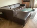 Leren hoekbank (Montel), Huis en Inrichting, Ophalen of Verzenden, Gebruikt, Leer, Modern