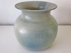 Vintage vaas keramiek met grijs en groene blauw tinten, Antiek en Kunst, Ophalen of Verzenden
