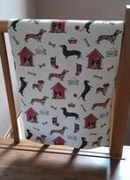 ~ Gobelin Deken Plaid Teckels Honden Lap Stof, Ophalen of Verzenden, Gebruikt