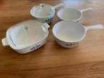 pyroflam schalen/ pannen.Made in the Netherlands. Vintage, Ophalen of Verzenden, Gebruikt, Overige materialen