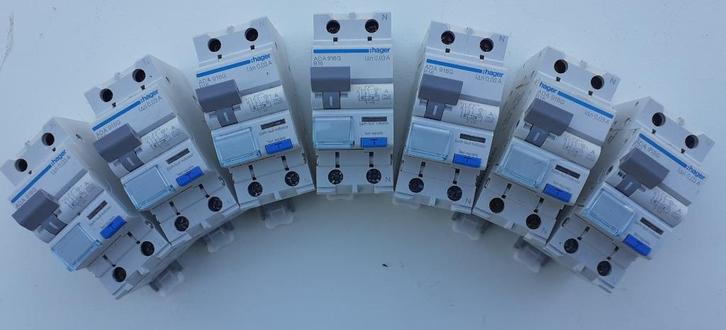 Hager Aardlekautomaat ADA916G groepenkast meterkast Alamat, Doe-het-zelf en Verbouw, Elektra en Kabels, Zo goed als nieuw, Overige typen