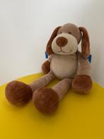 4502 hema hond bruin, Kinderen en Baby's, Speelgoed | Knuffels en Pluche, Ophalen of Verzenden, Zo goed als nieuw, Hond