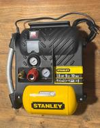Stanley Compressor – 1.5 HP | 5 liter | 10 bar, Doe-het-zelf en Verbouw, Compressors, Minder dan 25 liter, Ophalen, Zo goed als nieuw