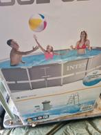 intex zwembad 3.66 x 99 cm met zandfilterpomp, Tuin en Terras, Ophalen, 80 tot 120 cm, Rond, Zo goed als nieuw