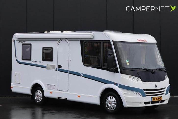 Dethleffs Globebus I 2.3 Fiat Motor 130pk | 5.95m | Zonnepan, Caravans en Kamperen, Campers, Bedrijf, tot en met 4, Integraal
