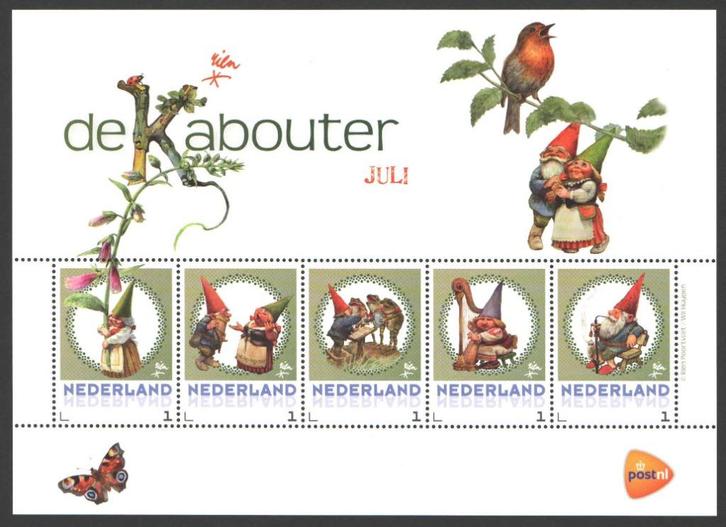 Postzegels De Kabouter: Juli, Postzegels en Munten, Postzegels | Nederland, Postfris, Na 1940, Ophalen of Verzenden