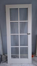 Opdekdeur glas 83 en 73 cm, Doe-het-zelf en Verbouw, Ophalen, Gebruikt, 80 tot 100 cm, Binnendeur