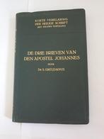 0289 de 3 brieven van den apostel johannes - dr s greijdanus, Verzenden, Gelezen
