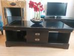 salontafel zwart koloniaal, Huis en Inrichting, Tafels | Salontafels, Gebruikt, 100 tot 150 cm, Minder dan 50 cm, Rechthoekig